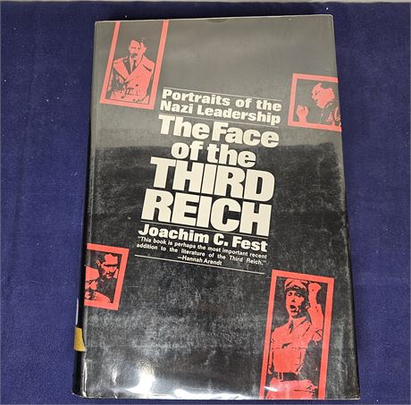 Joachim C Fest **1st Edition** The Face of the THIRD REICH Hard Cover Book