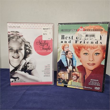 I Love Lucy & Shirley Temple DVD Collections~SEALED