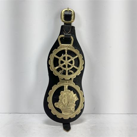 Set of 2 Brass Plaques