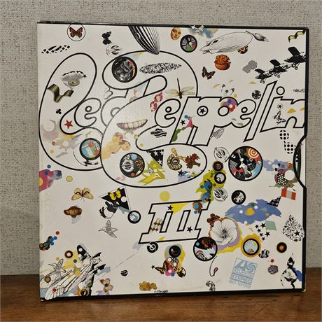 Led Zeppelin III-First Issue w/Working Album Spinner