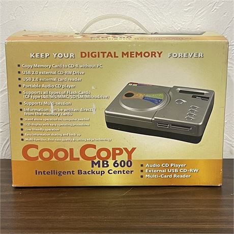 New - CoolCopy Intelligent Backup Center - MB600