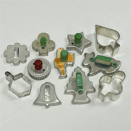 Collection of Vintage Cookie Cutters