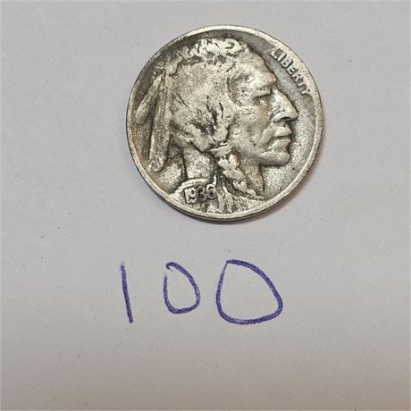 1936 D  Buffalo Nickel
