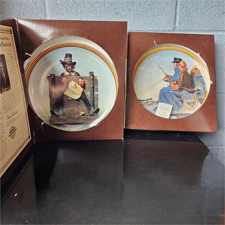 Norman Rockwell Colonial Collections Plates