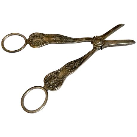 Vtg Silver-Plated EPNS Serving Tongs