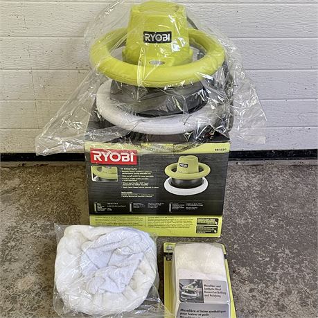 New Ryobi 10" Orbital Buffer and Buffing and Polishing Bonnets