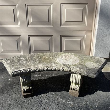 Curved Cement Bench (3 pieces)