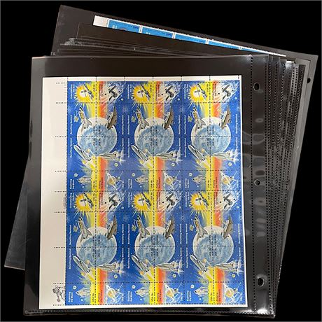 20 Full Sheets of Collectible Stamps