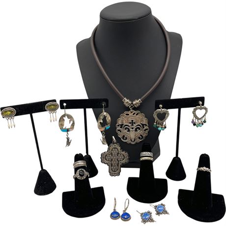 925 Sterling Silver Jewelry w/ Some Stone Accents