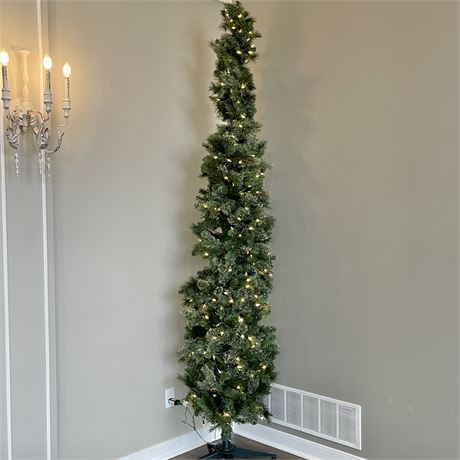 Lighted 106” 3pc Christmas Tree