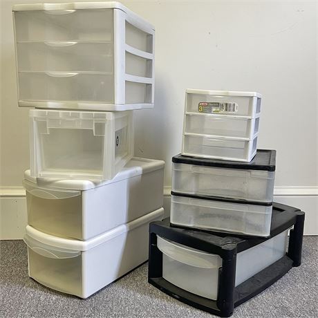 Plastic Drawer Storage Containers