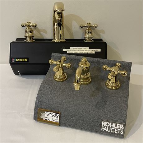 Kohler and Moen Brass Faucets - Display Units