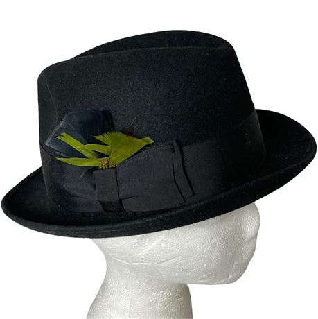 Vintage Mainline Size 6 7/8 Fedora Hat