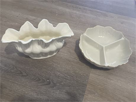 Lenox Symphony Collection three-way divided candy dish.