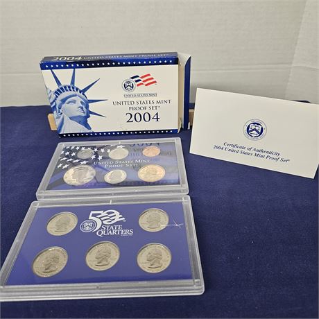 2004 U.S. Mint Proof Coin Sets w/COA