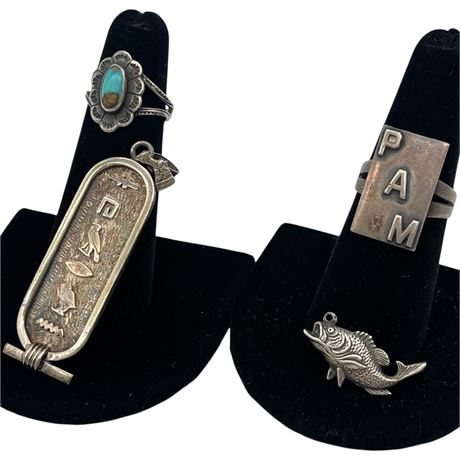 Sterling Silver Pendants and Rings
