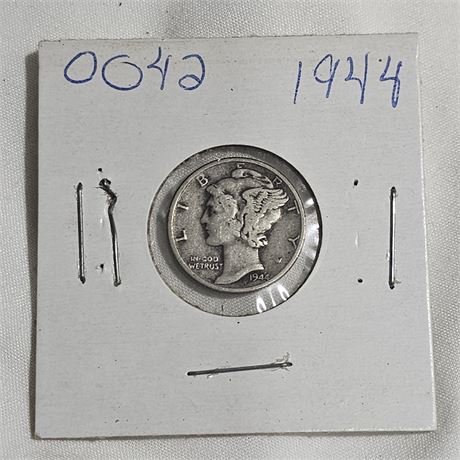 1944  Mercury Dime Silver