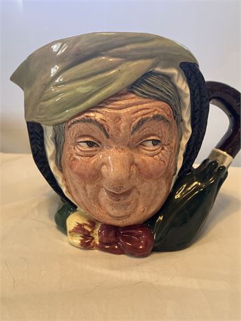 Vintage Large Royal Doulton Sairey Gamp made in England Toby Jug