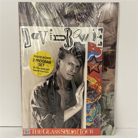 1987 Sealed David Bowie Glass Spider Tour 2-Program Set