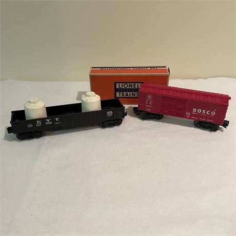 Lot of 2 Lionel Electric Trains Including Box Car