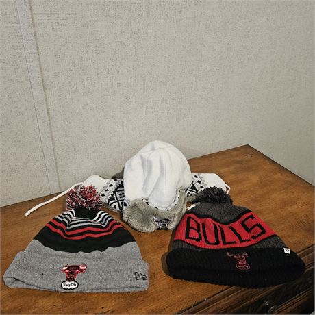 CHICAGO BULLS Winter Hats (3)