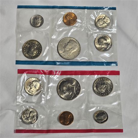 Lot of 2  U.S. Mint Uncirculated Coin Set, 1979 and 1979 D