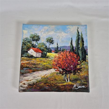 SIGNED Mark Braver Oil on Canvas w/COA