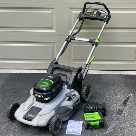 Ego Power+ 21" Self-Propelled Electric Mower w/ Battery, Charger, Blade & Manual