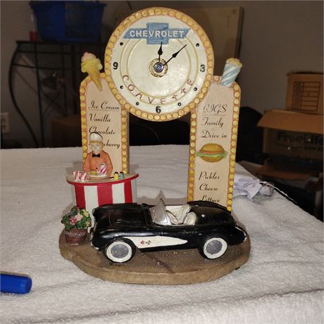 Chevrolet Corvette Pendulum Desk Clock