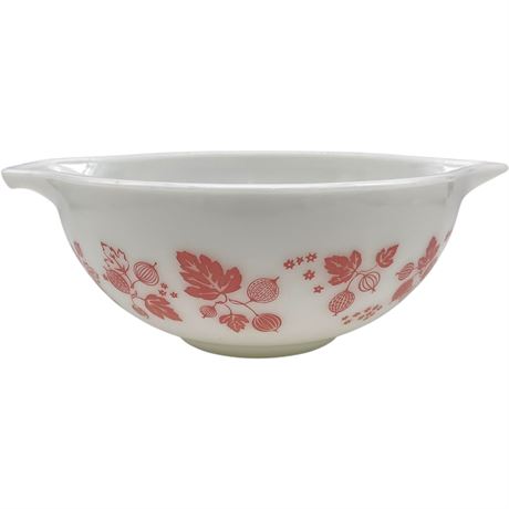 Vtg Pyrex "Pink Gooseberry" Cinderella Mixing Bowl