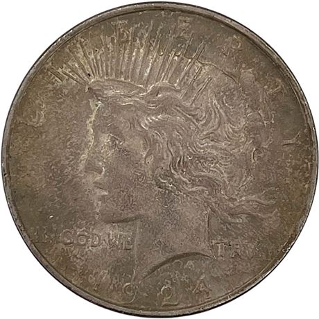 1924 Peace Silver Dollar Coin