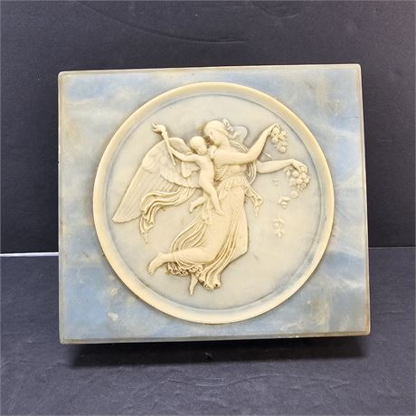 Vintage Jewelry Box (c. 1960) - Winged Angel Design