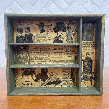 Decorative Shadow Box or “Cabinet of Curiosities” w/ a Vintage Theme