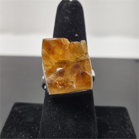 Sterling & Citrine Ring