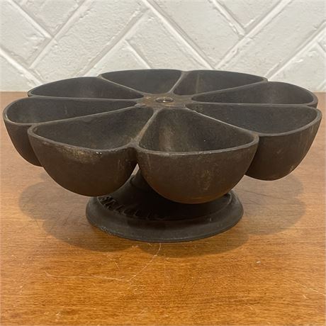 Antique St. Louis Cast Iron Rotating Nail Caddy