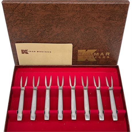 MCM Kalmar Designs 8-piece Stainless Steel Corn Pick Set