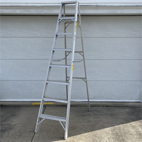 Cuprum 8 FT Commercial Type Aluminum Ladder