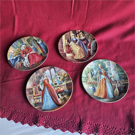 4 Royal Doulton collectors' plates.