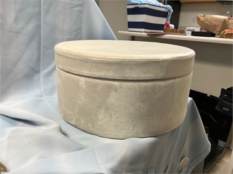 Off-White Storage Ottoman