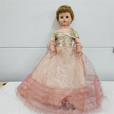 1950's Large 30" Deluxe Reading Doll Sweet Rosemary Stamped