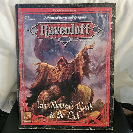 "Van Richten's Guide to the Lich,"  Advanced Dungeons & Dragons,