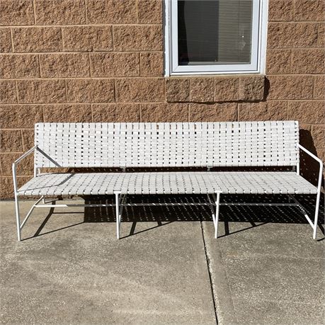 Outdoor Patio Stretch Sofa w/ Arm Rests