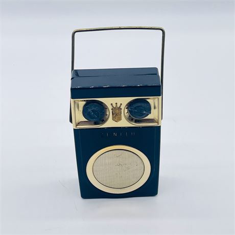 Vintage Zenith Royal 500 Pocket Transistor Radio