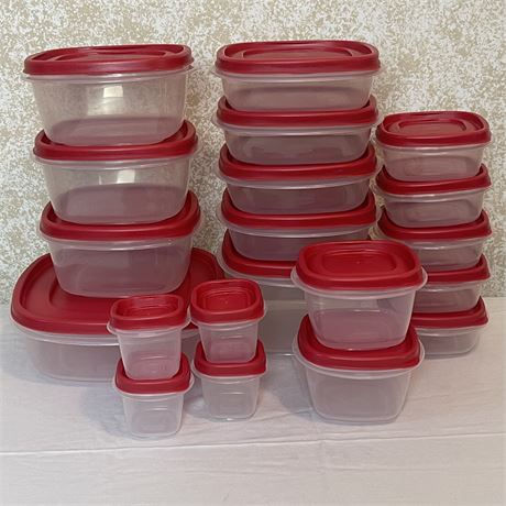Rubbermaid Tupperware Sets