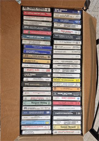 HUGE Lot of Assorted Music Cassette Tapes