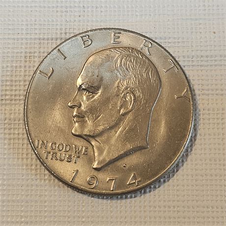 1974 D  Eisenhower Dollar Coin