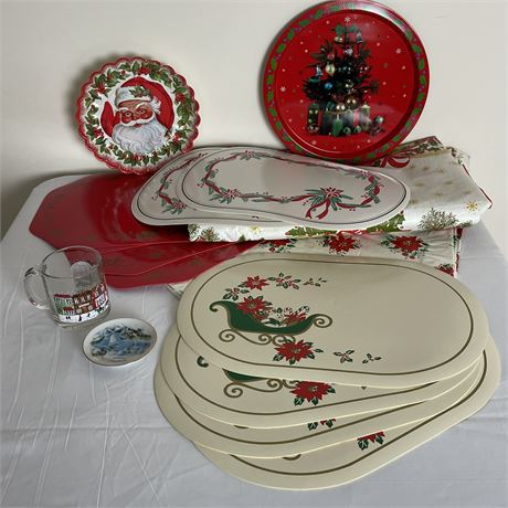 Vintage Christmas Themed Kitchenware
