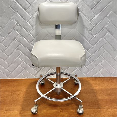 Vtg E.F. Brewer Adjustable Ritter Spinning Chair