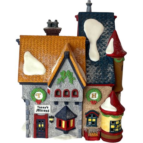 1991 Heritage Village Collections North Pole Series w/ Original Shipping Box