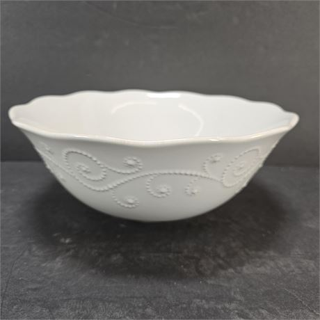 Lenox French Perle Serving Bowl - "White" Stoneware - New in Box